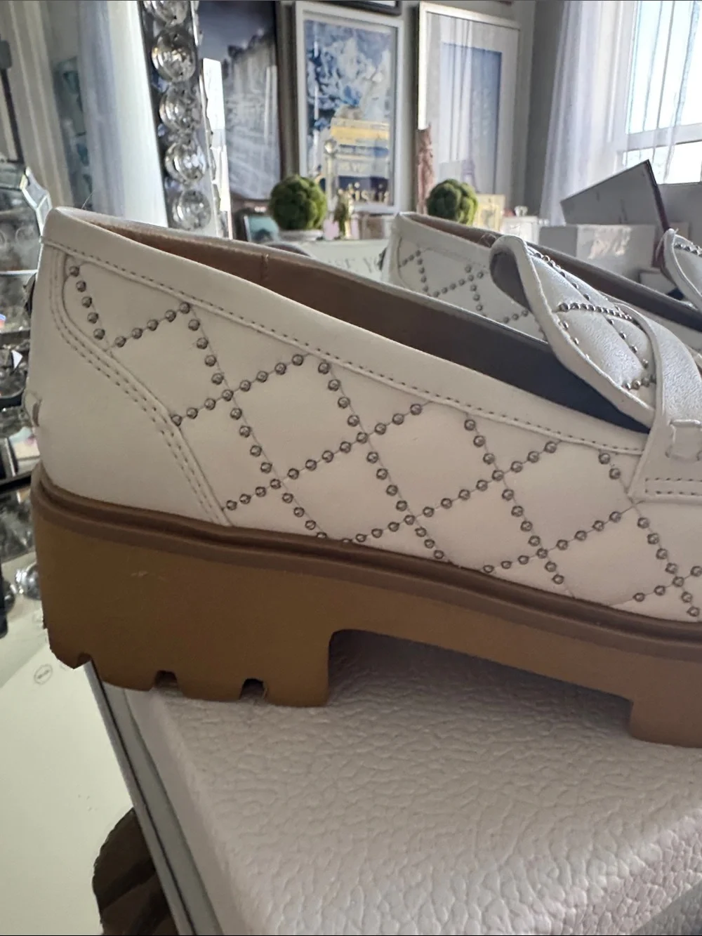 Michael Kors modern loafer white